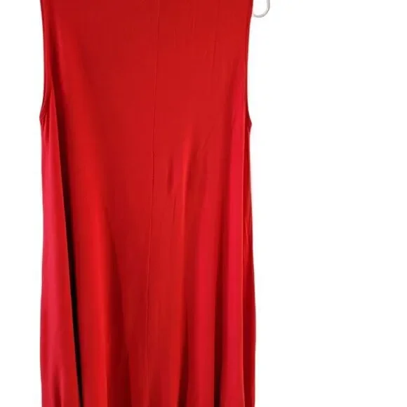 asos Petite Red Casual Midi Dress - Picture 5 of 15